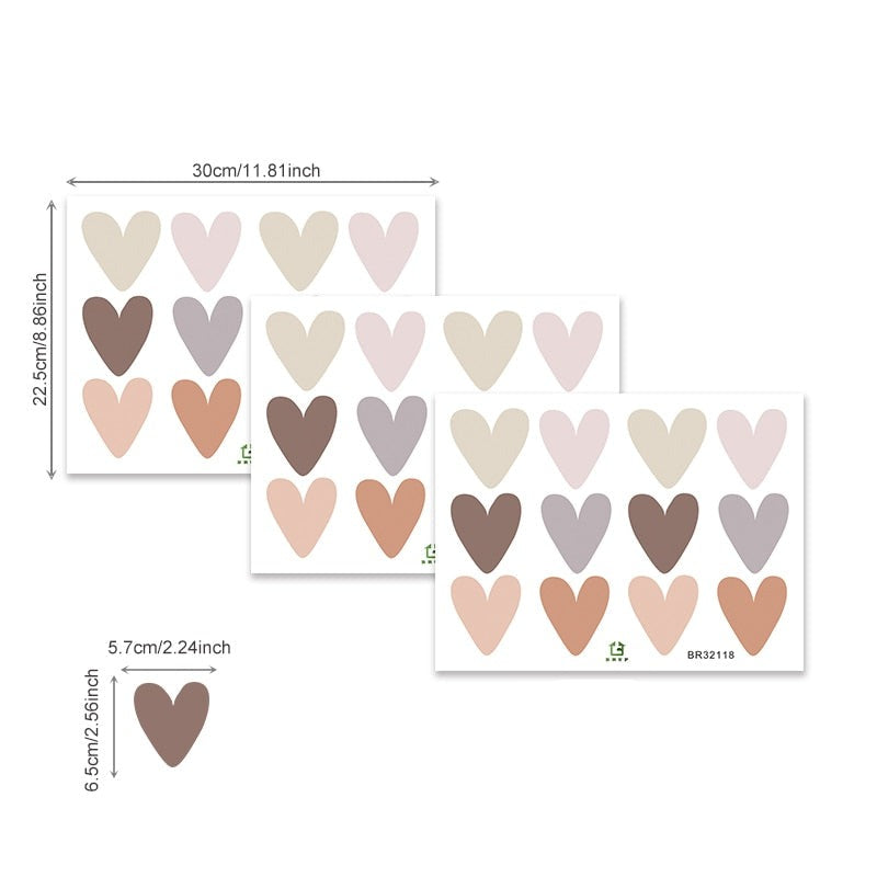 Heart Shape Wall Sticker