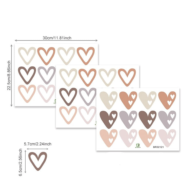 Heart Shape Wall Sticker