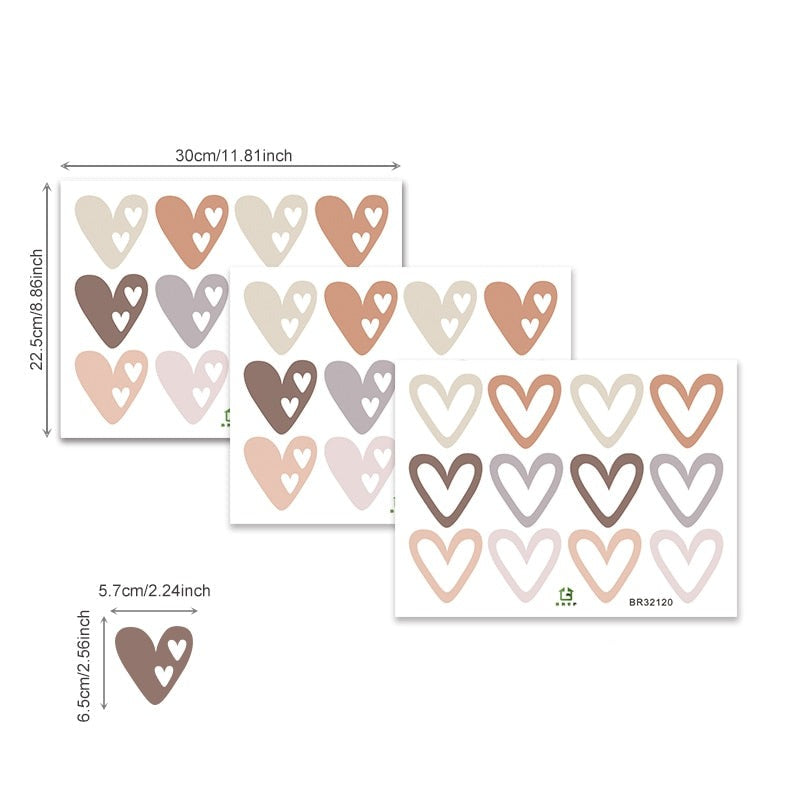Heart Shape Wall Sticker