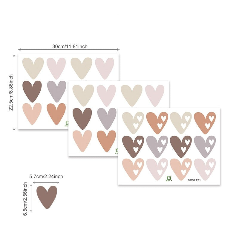 Heart Shape Wall Sticker
