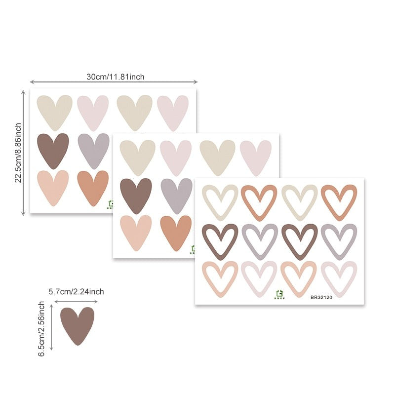 Heart Shape Wall Sticker