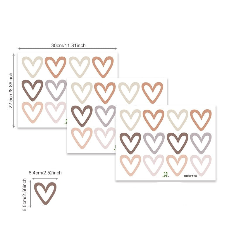 Heart Shape Wall Sticker