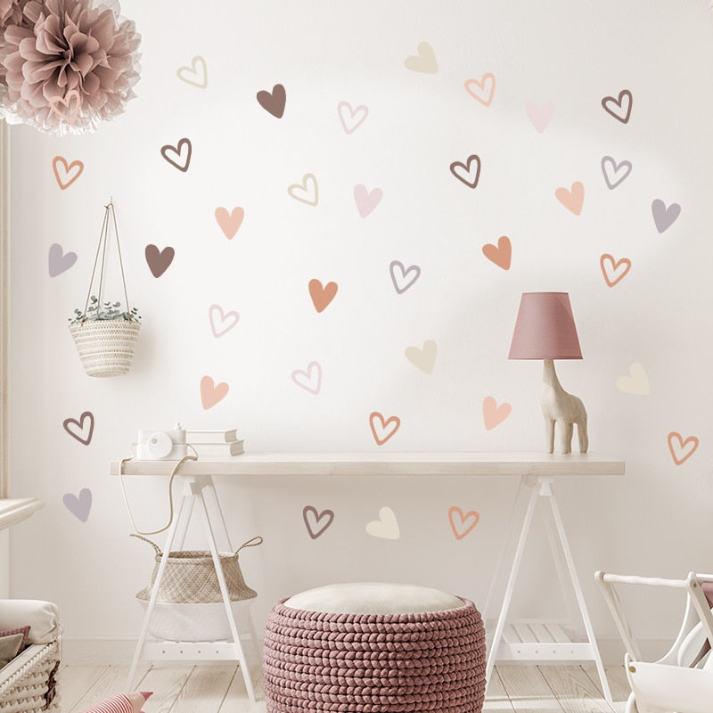 Heart Shape Wall Sticker