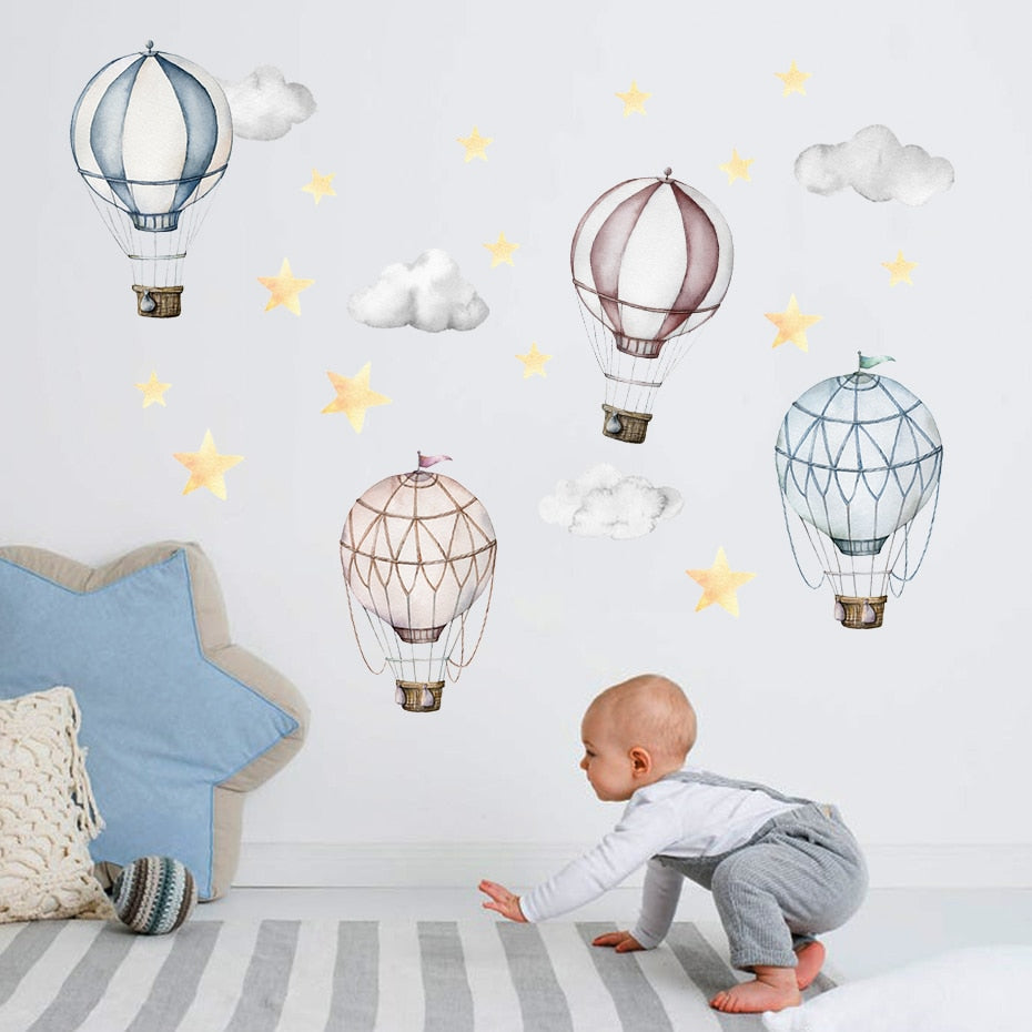Hot Air Balloon Wall Sticker