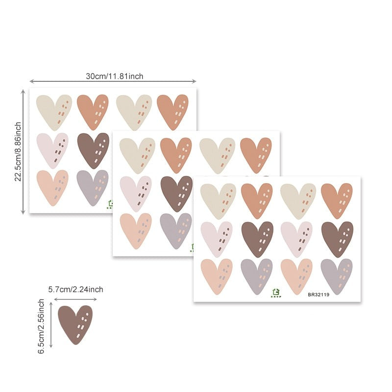 Heart Shape Wall Sticker