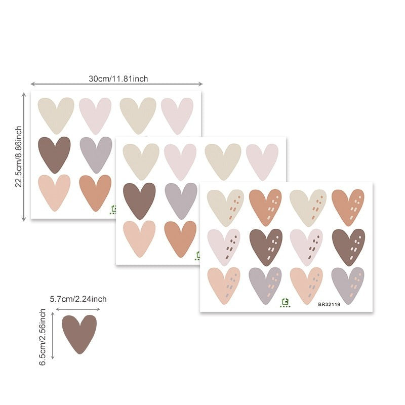 Heart Shape Wall Sticker