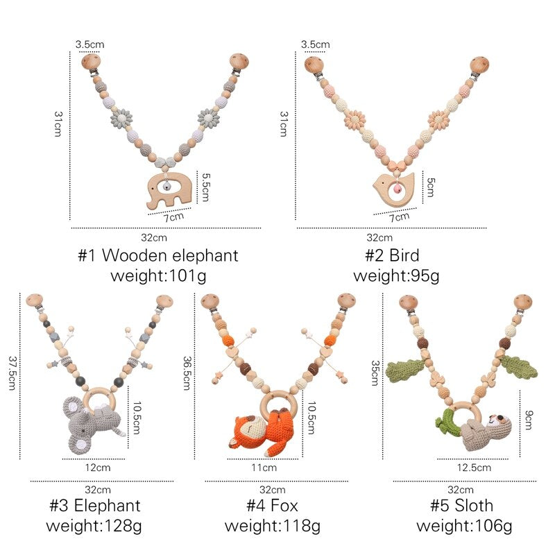 Elephant Pram Chain Baby