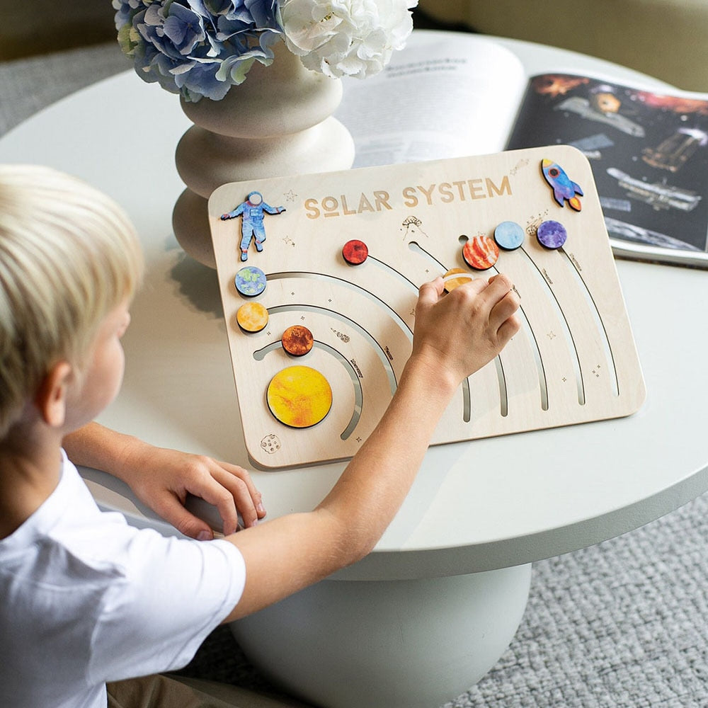 Wooden Solar System Toy