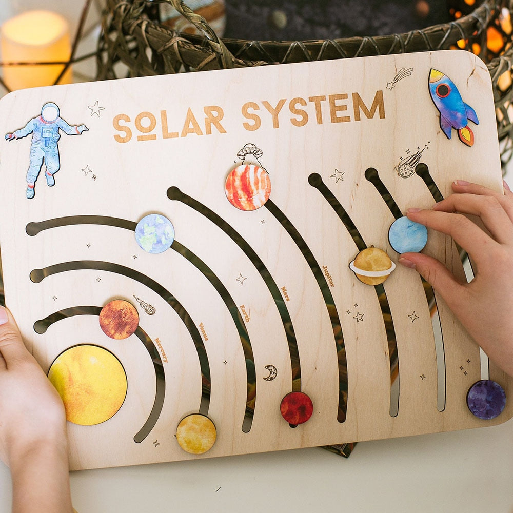 Wooden Solar System Toy