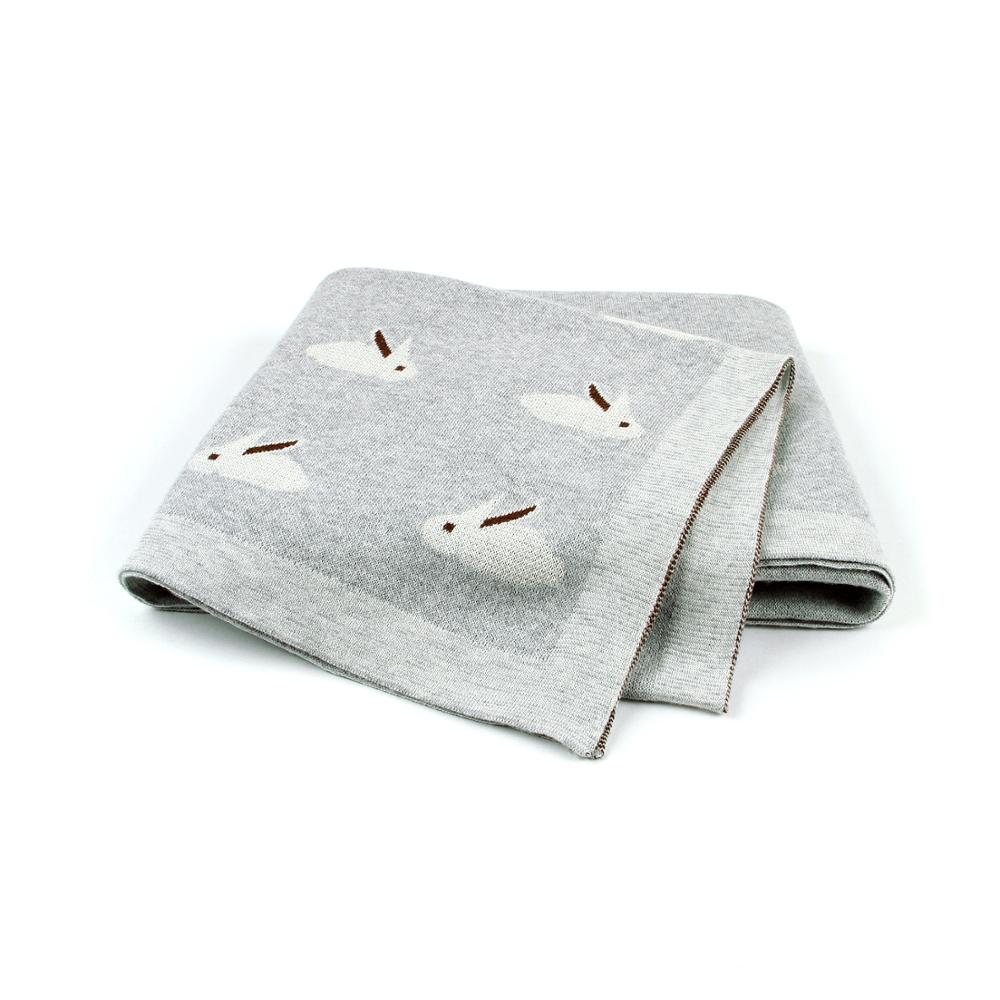 White Rabbit Baby Blanket