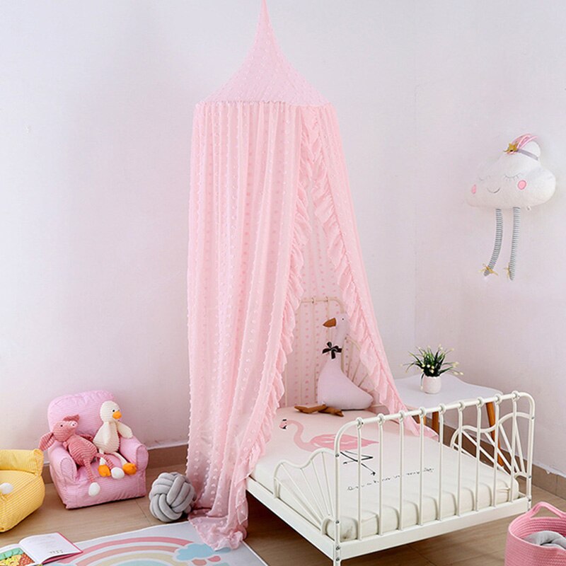 Llama Lola Crib Canopy Pink
