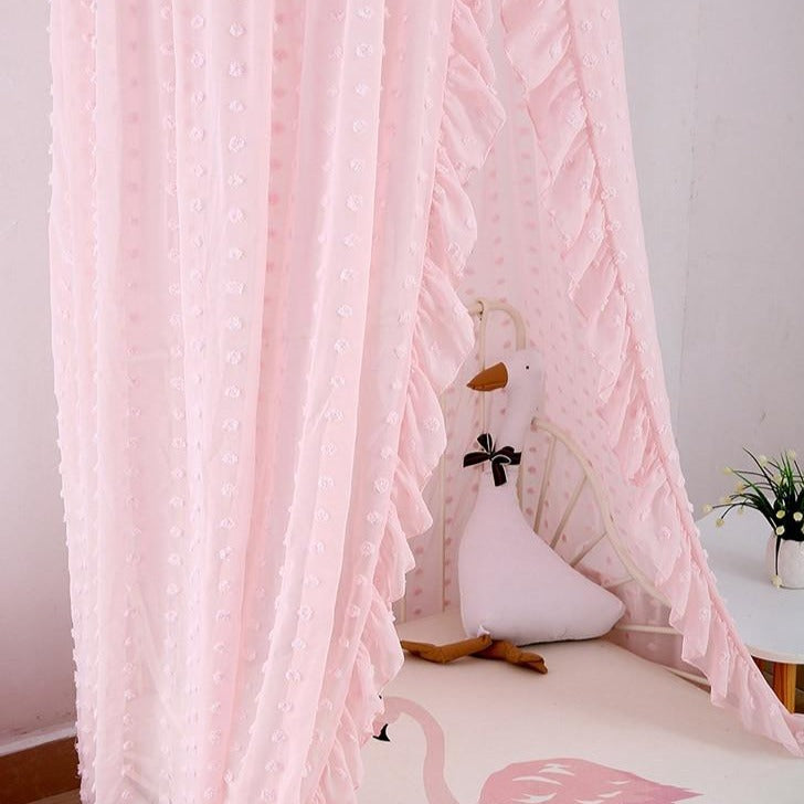 Llama Lola Crib Canopy Pink