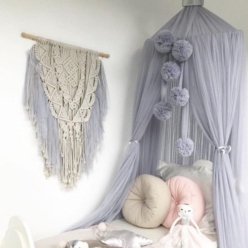 Princess Bed Canopy Grey