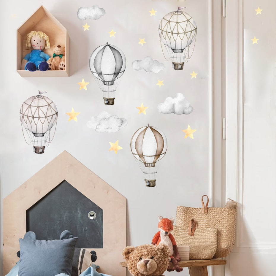 Hot Air Balloon Wall Sticker