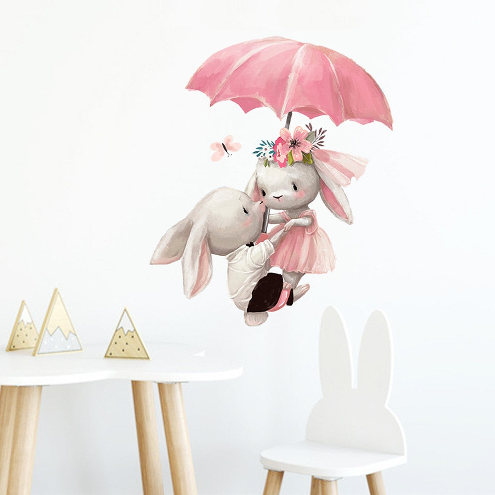Cute Rabbit Wall Sticker
