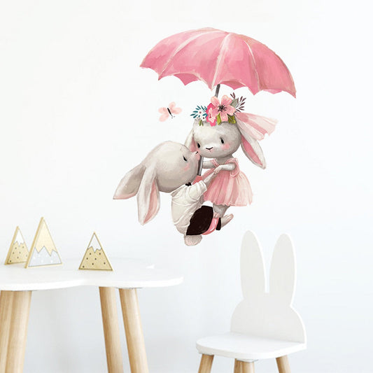 Cute Rabbit Wall Sticker