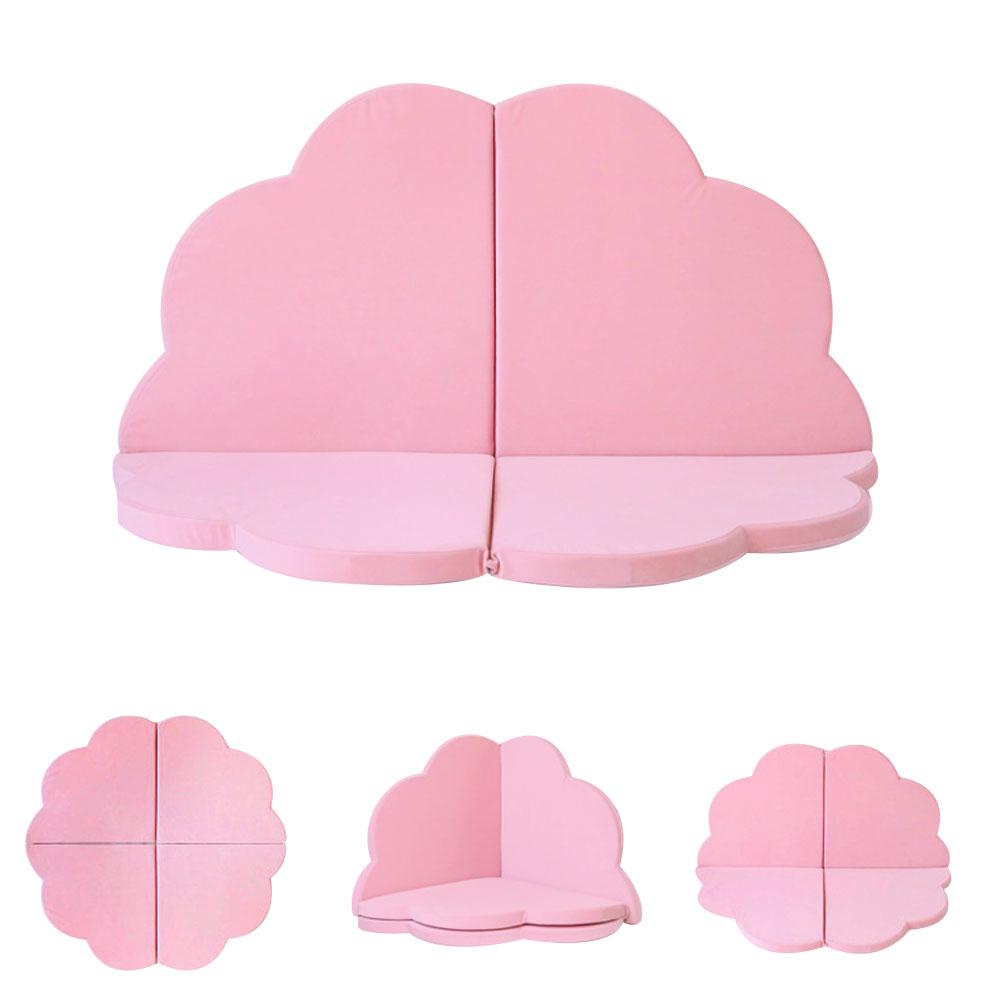 Multifunction Cozy Play Mat Grey / Pink