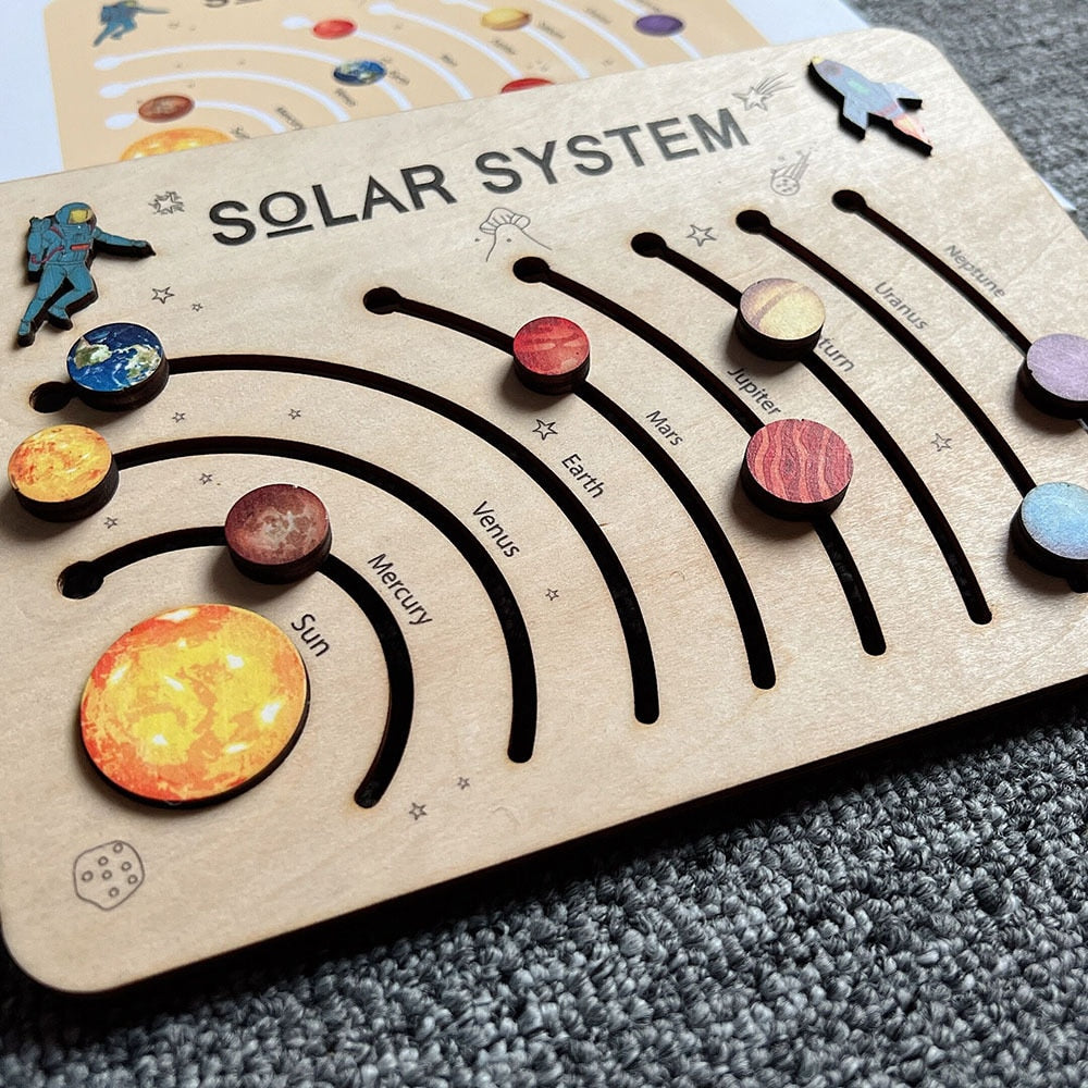 Wooden Solar System Toy
