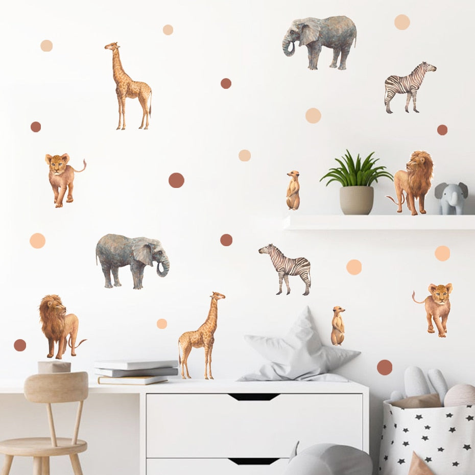 Wild Animals Wall Sticker
