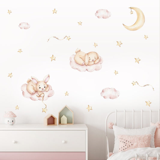 Bunny Moon Wall Sticker