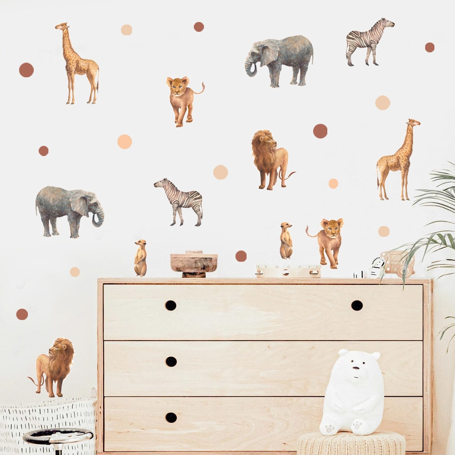Wild Animals Wall Sticker