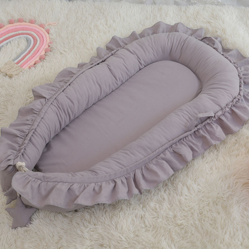 Cozy Baby Nest pink/beige/grey/light blue