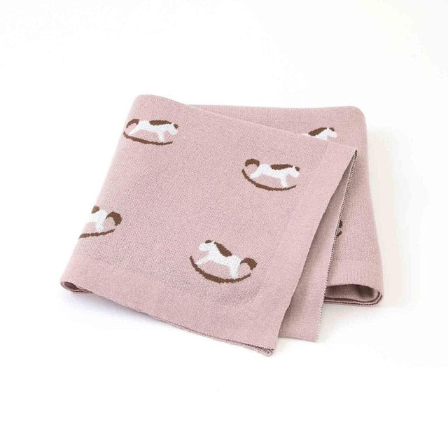 Horse Baby Blanket