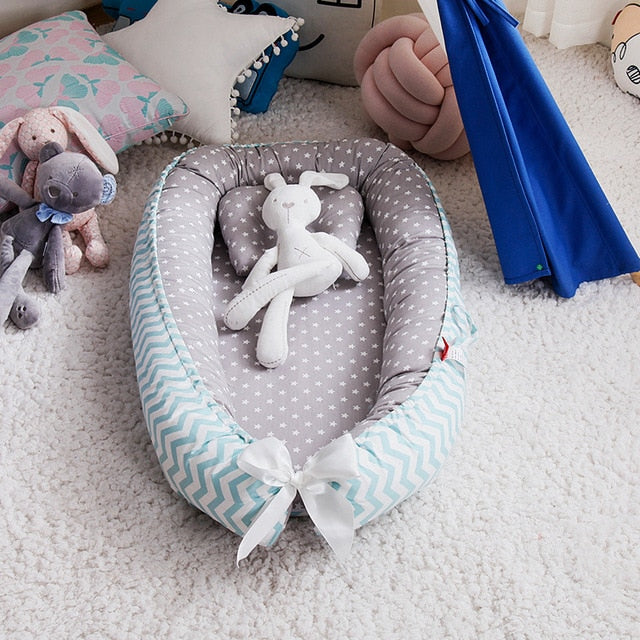 Braided Baby Nest Grey – Llama Lola Kids