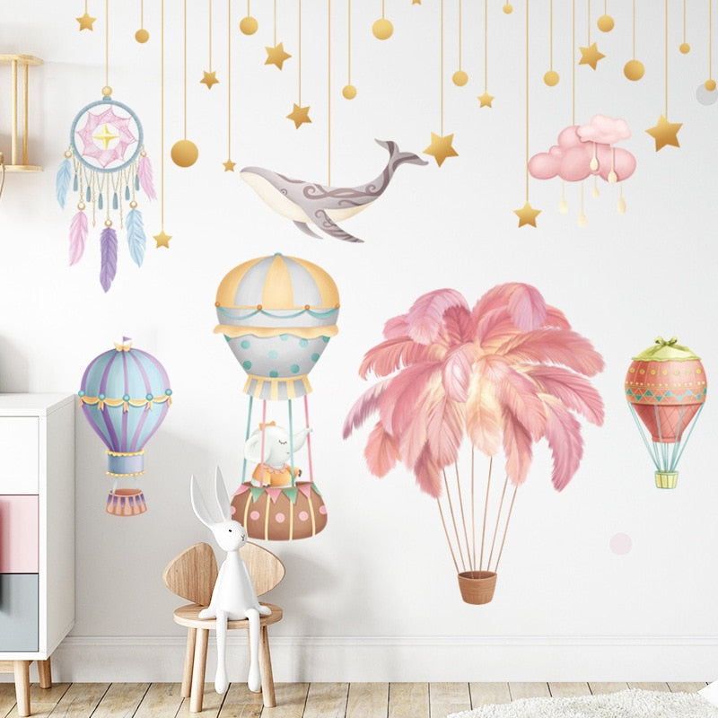 Air Balloon Wall Sticker