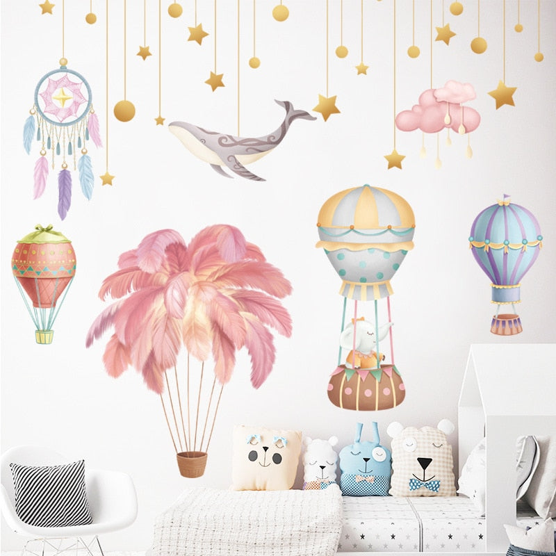 Air Balloon Wall Sticker