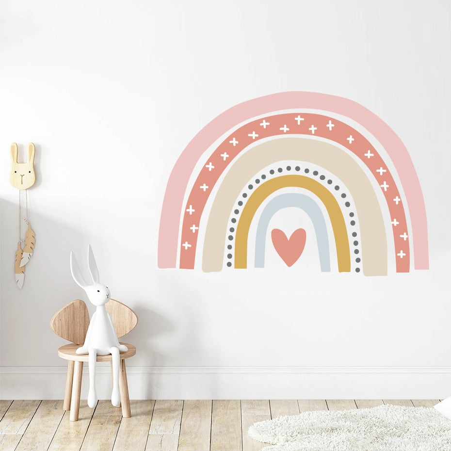 Bohemia Rainbow Wall Sticker Crosses